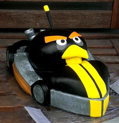 Angry Birds G-Kart - Cake by cheeky monkey cakes