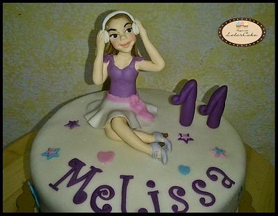 Violetta for Melissa  - Cake by Daniela Morganti (Lela's Cake)