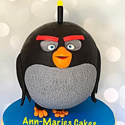 Black bomb angry bird - Cake by Ann-Marie Youngblood