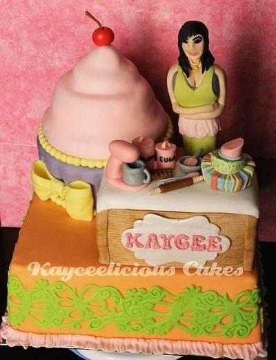 My birthday Cake - a bakers cake - Cake by Kayceelicious