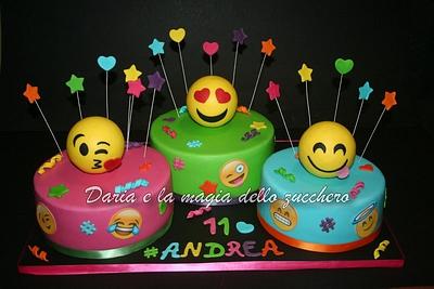 Emoticons cake - Cake by Daria Albanese