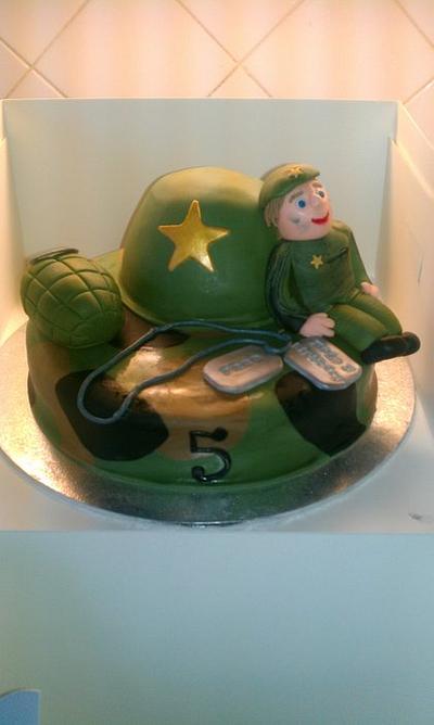 army cake  - Cake by kellywalker123