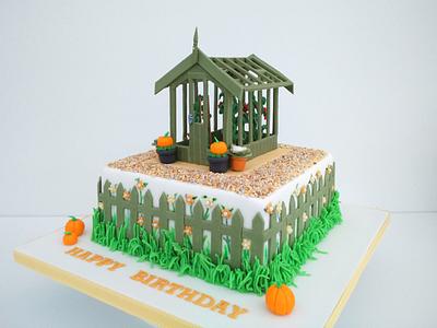 Lucy's Greenhouse - Cake by Laras Theme Cakes