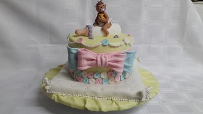 Baby shower - neutral - Cake by Tascha's Cakes