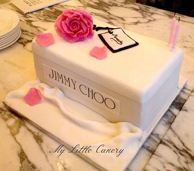 Jimmy Choo Shoe Box - Cake by MyLittleCakery
