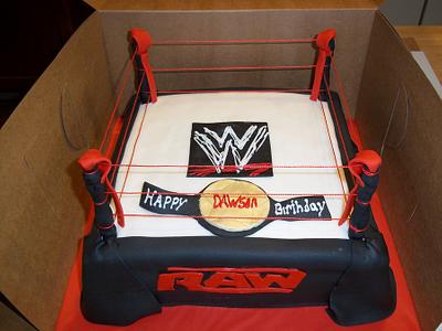 WWE Ring - Cake by Jackie
