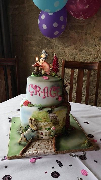 Beatrix potter 1st Birthday Cake - Cake by effiespantrycakes