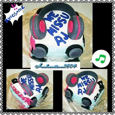 cake for radio jockey  - Cake by harshacreations2604