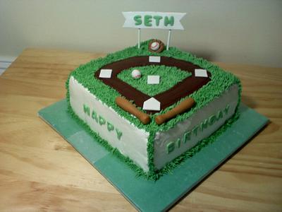 Baseball birthday - Cake by Kimberly