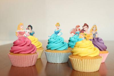 Disney Princess Cupcakes - Cake by Natalie