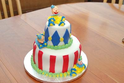 Circus Clown Cake - Cake by Deanna Dunn