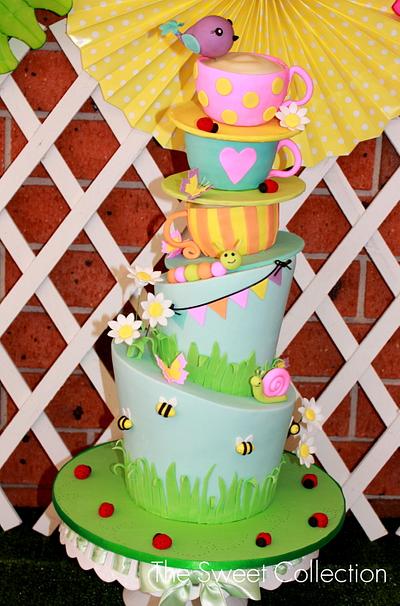 Madhatter Garden Tea Party - Cake by The Sweet Collection