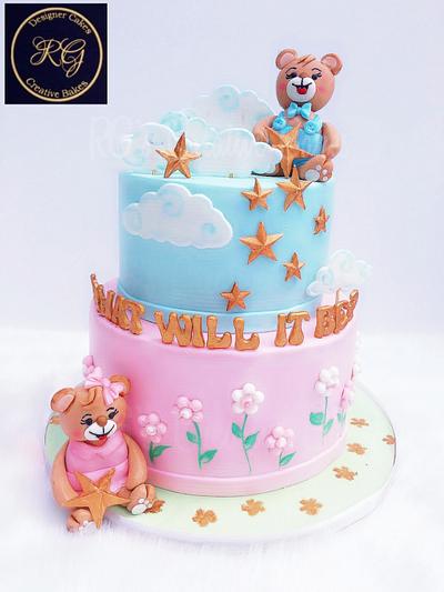Baby shower cake - Cake by Radha's Bespoke Bakes 