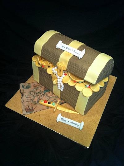 Treasure Chest Cake  - Cake by Symphony in Sugar