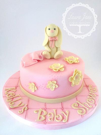 Rabbit Baby Shower - Cake by Laura Davis