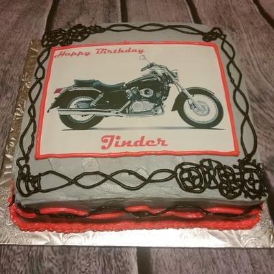 Hubby's motorcycle - Cake by Yum Cakes and Treats
