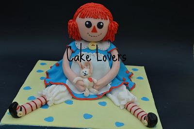 country doll cake - Cake by lucia and santina alfano