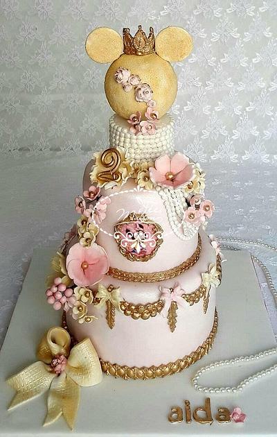 Minnie Mouse birthday cake - Cake by Fées Maison (AHMADI)