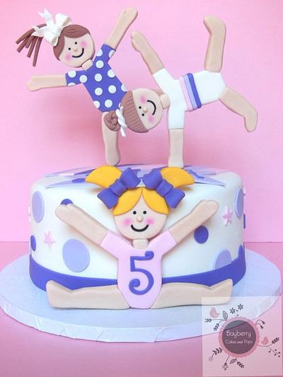 Gymnastics cakes - Cake by Cathy Moilan
