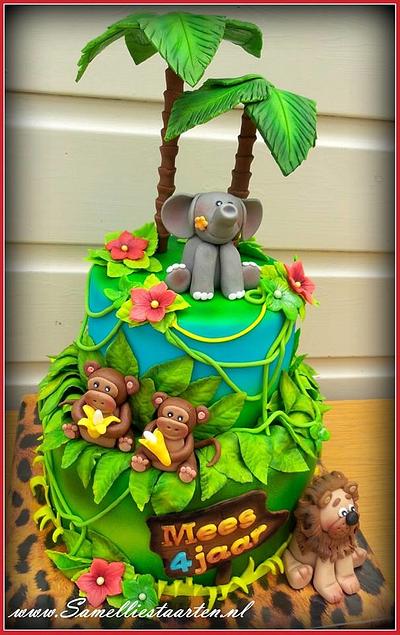 Jungle Party cake - Cake by Sam & Nel's Taarten