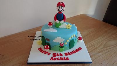 Super Mario! - Cake by Kerri's Cakes