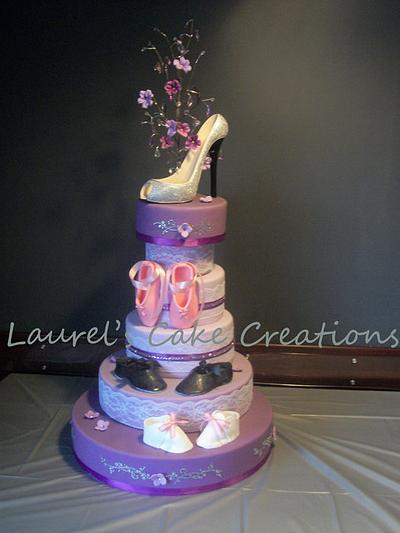 Growing Up In Her Shoes - Cake by Laurel's Cake Creations