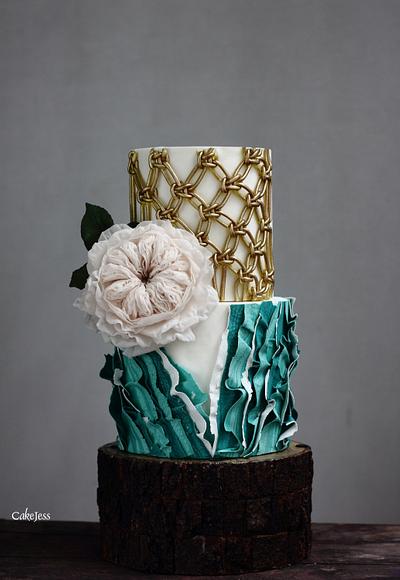 BOHO GLAM WEDDING CAKE 2 - Cake by Jessica MV