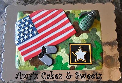 ARMY PROUD - Cake by Amy'z Cakez & Sweetz