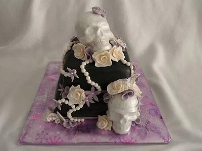 Skull cake - Cake by Droomtaartjes
