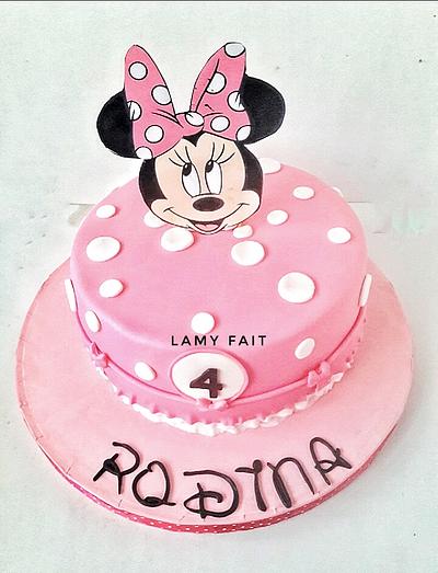Minnie mouse cake - Cake by Randa Elrawy
