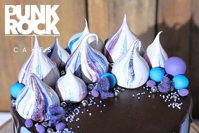 PunkArt Cake - Blue Moon - Cake by PunkRockCakes
