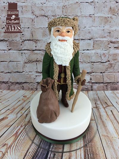 A Victorian Christmas modelled figure - Cake by Dragons and Daffodils Cakes