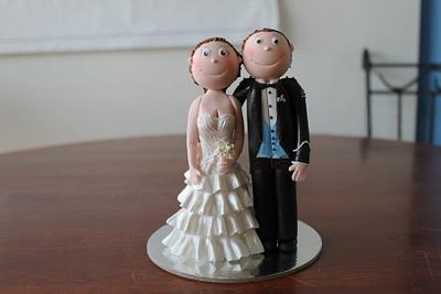 Bride and groom - Cake by Paul Delaney of Delaneys cakes