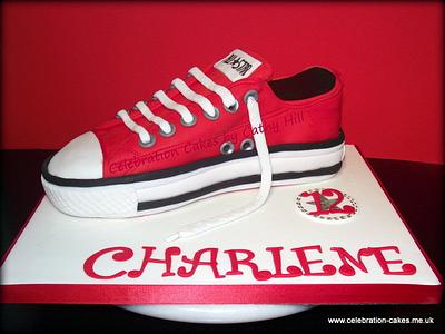 Converse Shoe - Cake by Celebration Cakes by Cathy Hill