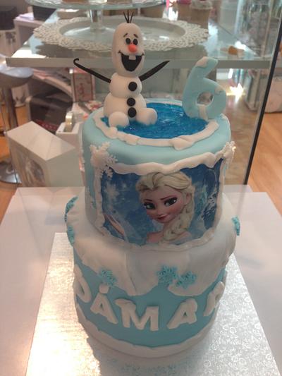 Frozen. - Cake by Laura's Bakery