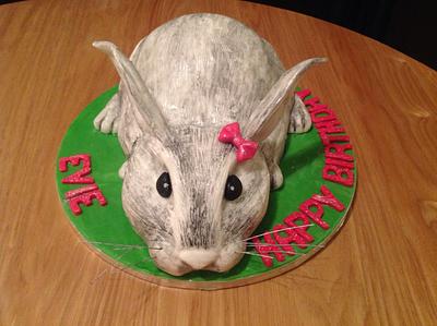 Bunny Rabbit Cake - Cake by Sarah's Crafty Cakes