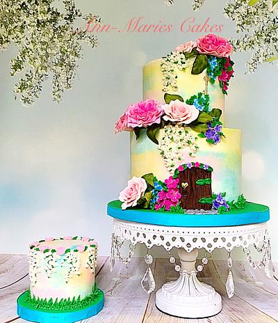 Garden Fairy Door cake - Cake by Ann-Marie Youngblood