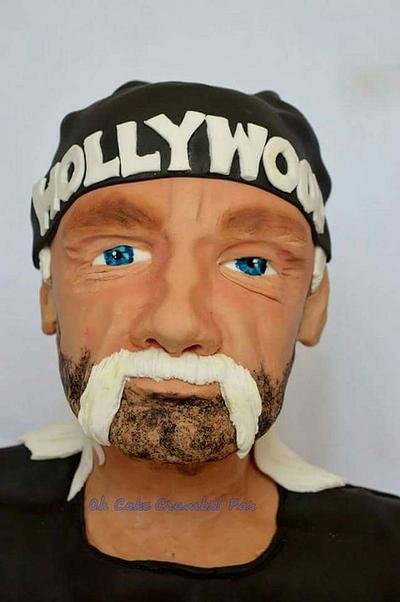 3d Hollywood Hulk Hogan - Cake by Oh Cake Crumbs 