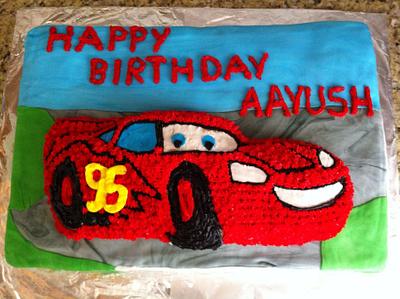 *Mcqueen Car Cake* - Cake by MNS