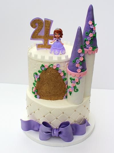 Sofia the First Castle - Cake by Kerrin