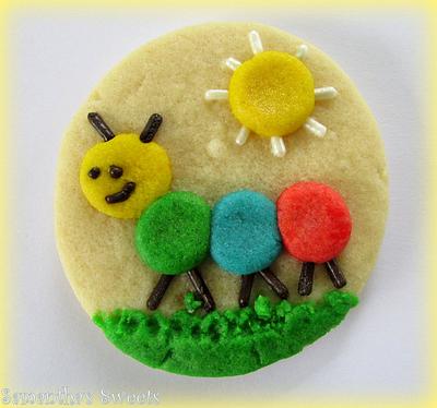 Caterpillar Cookie  - Cake by Samantha Eyth