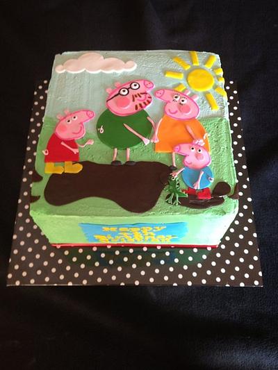SMBC Peppa Pig - Cake by Trickycakes
