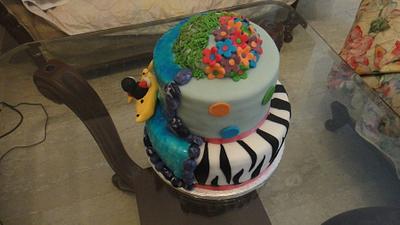 Double Sided Cake - Cake by Irina Vakhromkina
