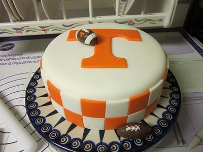 Tennessee Football Cake - Cake by Margarida Myers