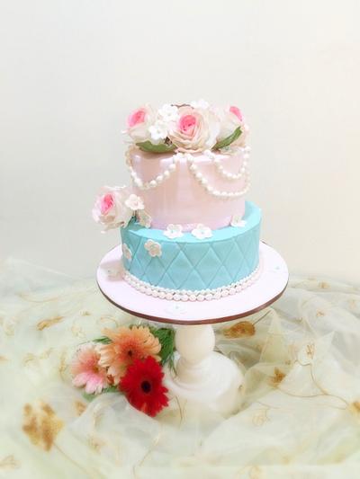 Vintage Love  - Cake by Signature Cake By Shweta