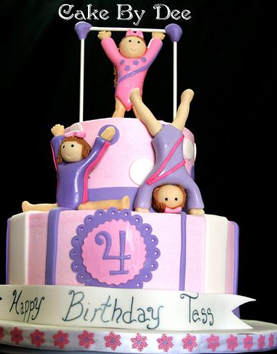 Gymnast Birthday Cake - Cake by Dee Hernandez