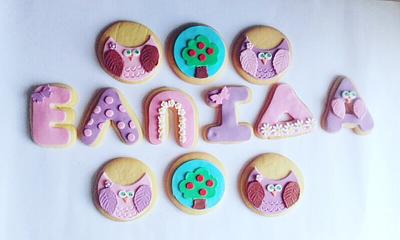 Owl cookies - Cake by ggr