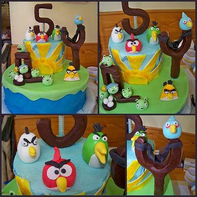 Angry Birds - Cake by LittleLadyCakes