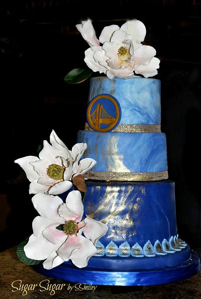 Magnolia Cake - Cake by Sandra Smiley
