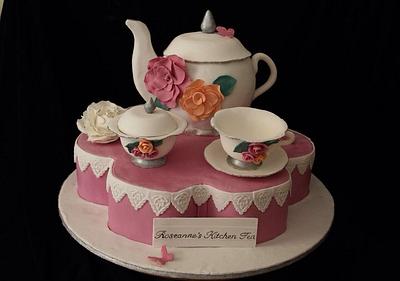 Kitchen Tea Teapot Cake - Cake by Cake Est.